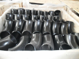 black paint seamless pipe elbows